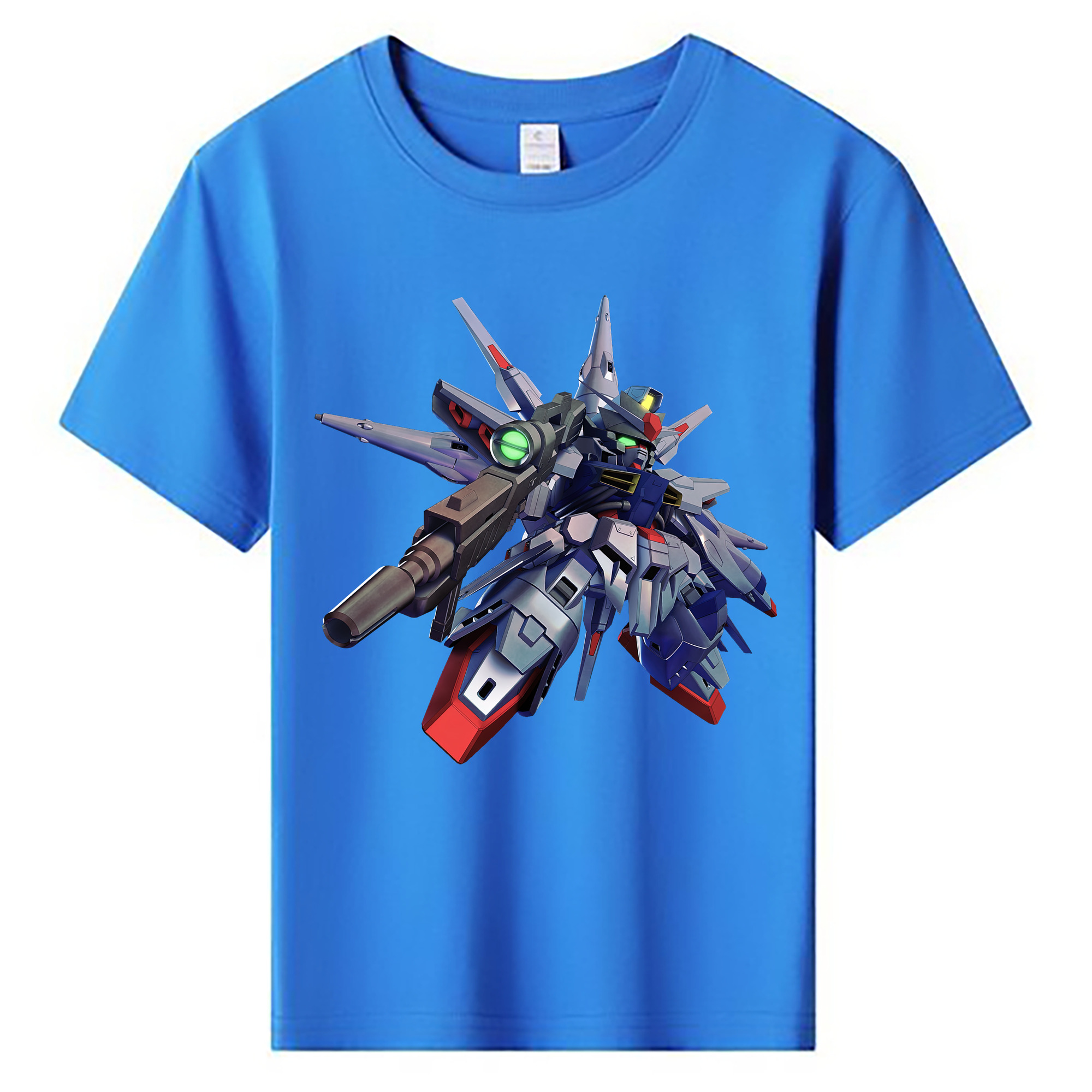 （画像用） 機動戦士ガンダム Mobile Suit Gundam 綿100％キッズTシャツ（フロントプリント）
